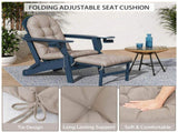 Outdoor Adirondack Chair Cushions 44x19x4 inch Waterproof Rocking Chair Cushion with 17x19 Ottoman 44241851