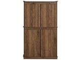 71" Tall Kitchen Pantry Cabinet with 3 Pull Out Cabinet Organizers, Farmhouse Embossed Texture 64134136