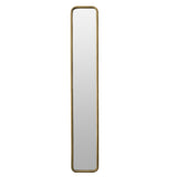 ZUN 47" x 8" Full Length Mirror with Antique Gold Metal Frame, Long Mirror for Hallway Living Room W2078124332