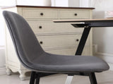 Lassan Contemporary Fabric Dining Chairs, Set of 4, Gray T2574P164529
