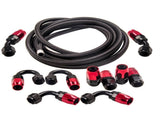 -8AN AN-8 16FT Stainless Steel Nylon Braided Oil Fuel Hose Line Fittings Set 51890327