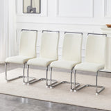 Luxury - style Dining Chairs. Comfort & Stability in One.The combination of white grainy-like W1151P324773