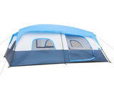 430*430*210cm Polyester Cloth Fiberglass Poles Can Accommodate 14 People Camping Tent Dark Blue And 95220011