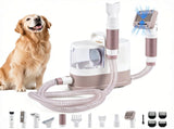 9 in 1 Pet Grooming Vacuum Kit with Hair Dryer, 600W 17kPa Suction 3 Adjustable Suction Modes 13757836