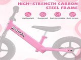 Toddler Balance Bike for 2-5 Years - Adjustable Height, 6.3LBS Lightweight & 11" Foam Tires-Pink 91460819