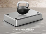 Grey XL10 Stainless steel cat litter box, made of thickened material to prevent scratching and 87943461