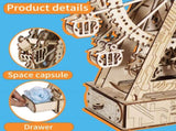 3d Wooden Puzzle Gear Ferris Wheel Music Box You Are My Sunshine Handmade Assembly Model Kit 66396036