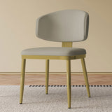 Dining Chairs Set of 2, Modern Design Home Chairs, PU Leather Metal Dining Chairs for Kitchen Dining W2700P304810