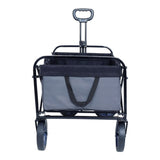 150L Collapsible Wagon Cart Foldable, Utility Garden Wagon with 360lbs Weight Capacity, Heavy Duty W321P269219
