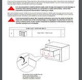 Contemporary Style Bedroom Nightstand Natural Grain Look Two Tone Finish Bed Side Table Faux B01146194