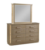Dresser Made with Wood in Gold Finish B009139109