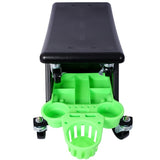 Rolling Detailing Creeper Seat, Roller Mechanic Detailing Utility Seat, Rolling Mechanic Stool with W465P204937