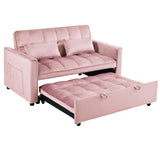 Convertible Sofa Bed,3-in-1 Pull Out Couch Bed with Reclining Backrest and Pillows,Sofa Bed Chair W2941P290201