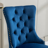 A&A Furniture,Nikki Collection Modern, High-end Tufted Solid Wood Contemporary Velvet Upholstered W1143P151485