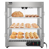 110.00V 800.00W Three Layers Stainless Steel Color Stainless Steel/Tempered Glass Warming Cabinet 18297075