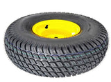 Set of 2 20x10.00-8 Lawn Mower Tires and Wheel Assembly, 4-Ply Tubeless Turf Tread Heavy Duty, 3.5" W1364P445941