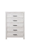 ZUN Modern Style 5-Drawer Chest Made with Wood in Gray B009P152659