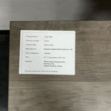 Furniture Style Dog Crate Side Table on Wheels with Double Doors and Lift Top.Grey,38.58''w x W116291737