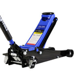 ZUN 2.5 Ton Low Profile Floor Jack, Steel Racing Floor Jack with Dual Pistons Quick Lift Pump, Hydraulic W123994414