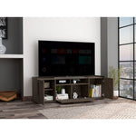 ZUN Novel TV Stand For TV´s up 60", Double Door Cabinet, One Flexible Cabinet B128P148764