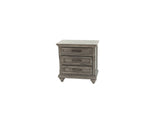 Contemporary Modern Look Antique Gray Oak Finish 1pc Nightstand Storage Space Bedside Table Oak B011P210120