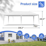 3*6m Non-Cloth PE Cloth Plastic Sprayed Iron Pipe Outdoor Party Tent White 15425105