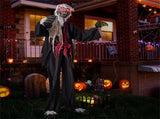 8.2ft Animatronic Werewolf Halloween Decor Realistic Fur, Scary Howls, Red Flashing LEDs, 18608033