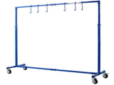 Adjustable Height Paint Hanger Drying Rack,Mobile Auto Body Shop Painting Stand with 6 Hanging W465P266869
