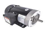 MA0515E AC Motor, 1-1/2HP, 1725RPM,3PH/60HZ, 206-230V/460V, 56C/TEFC, With Removable Base 72365416