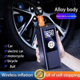 Wireless car inflatable pump high-power portable intelligent digital display inflatable treasure 03459503