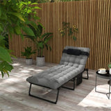 ZUN Folding Lounge Chairs / beach chair 66997181