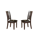 Charlton Slat Back Dining Side Chairs in Espresso, Set of 2 SR011285