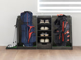 Wooden Golf Bag Organizer and Storage Rack 25312022