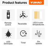 30 In Small Kid's Ceiling Fan Lighting with Remote Control for Small Children Room W1367103341