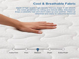 10 Inch King Size Medium Firm Mattress, Memory Foam with Pocket Springs for Back Pain Relief & W2699P399181