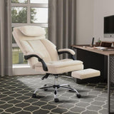 Office Chair, Big and Tall Executive Office Chair with Footrest & Removable Headrest, High Back W2367P257163