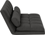 ZUN 2 Seater Contemporary Foldable Sofa Bed Trifold Foam Mattress Sleeper Chair with Tufted Seat B011P202577