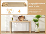 46 inch Pinewood Table, Console Table Entrance Table, Narrow Sofa Table for Living Room 65036131
