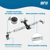 BFO Dual Steering Stabilizer for Jeep Wrangler JK JKU 2007-2018 2" Lift Kit 97144602 49979272