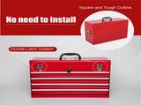 21" Metal Tool Box with 4 Drawers,Small Tool Chest with EVA Liners,Multi-Function Tool 25698626