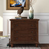 U_STYLE 3-Drawer Storage Wood Cabinet, End Table with Pull out Tray WF319367AAD