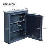 24'' x 27'' Wall Mounted Bathroom Storage Cabinet with Mirror, Medicine Cabinet with Height N710P195492C