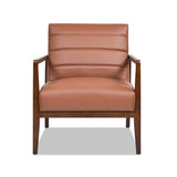 Kenneth 28" Modern-Transitional Lounge Accent Chair, Leather&Faux Leather B2719P238273