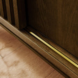 47.3" Sideboard Buffet Cabinet with Storage, Farmhouse Fluted Sideboard with 2 Doors & Solid Wood W1801P288503