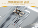 28 Inch ABS Hard Shell Large Travel Checked Luggage - Scratch Resistant Surface Four W2787P437272