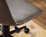 Cesena Faux Leather 360 Swivel Air Lift Office Chair, Antique Gray T2574P164794