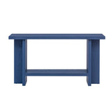 U_STYLE Vintage-Inspired and Ash Wood Veneer ConsoleTable with T-Leg Design,Suitable for N711P241289V