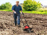 10 Amp Electric Tiller - 380 RPM Garden Cultivator with 4 Blades, 14" Working Width & Foldable 99645939