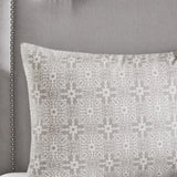 King/Cal King 4 Piece Embroidered Cotton Reversible Duvet Cover Set B035129165