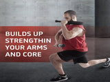 10LB Fitness Bar Bell Iran Bar, Fitness Hammer Bell Club for Strength Training and Physical Fitness 53404241
